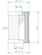 YV0395 Air oil separator