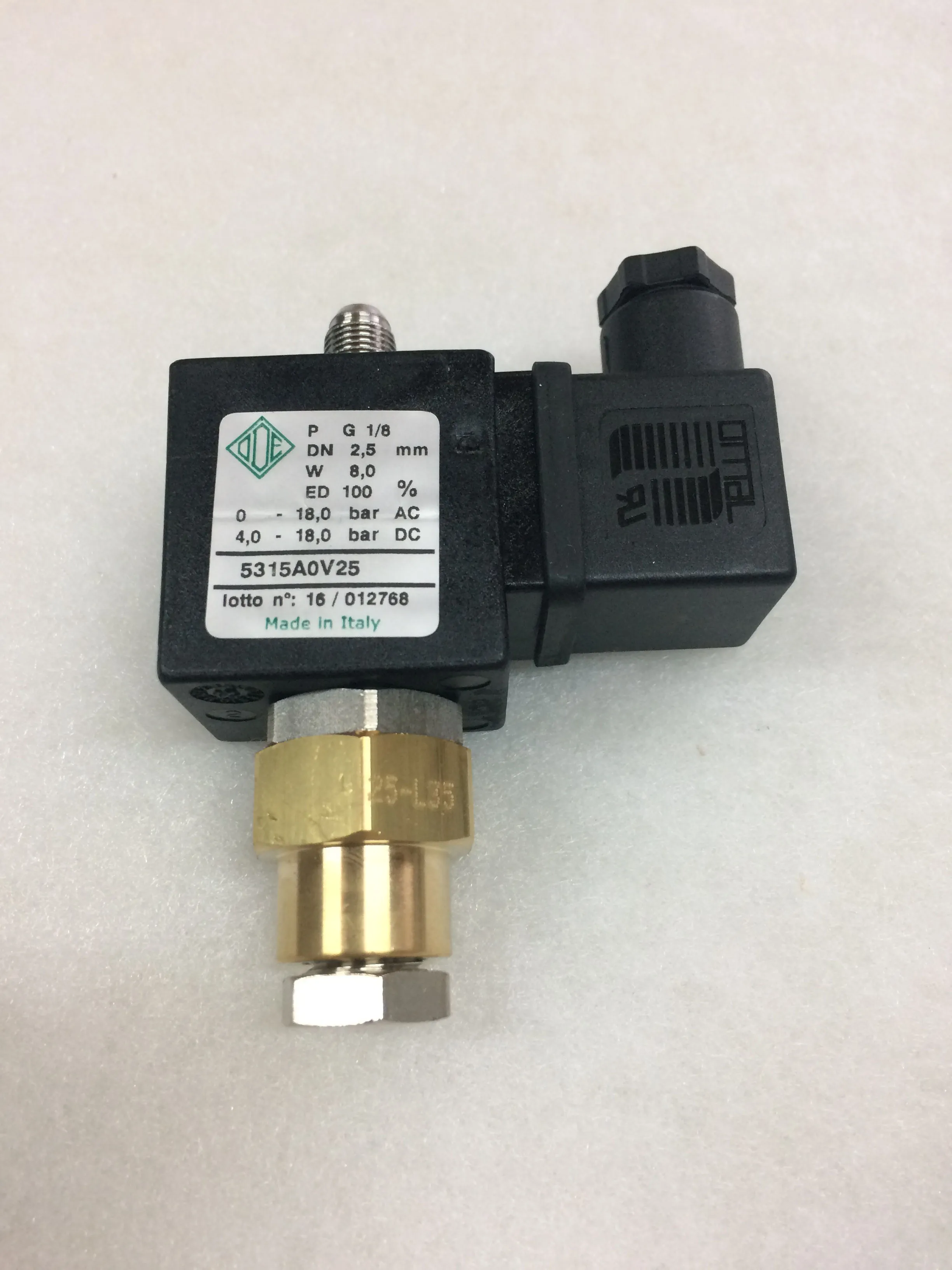02267V01 Solenoid valve 24V AC 1/4" for RH10 - RH25 image 0