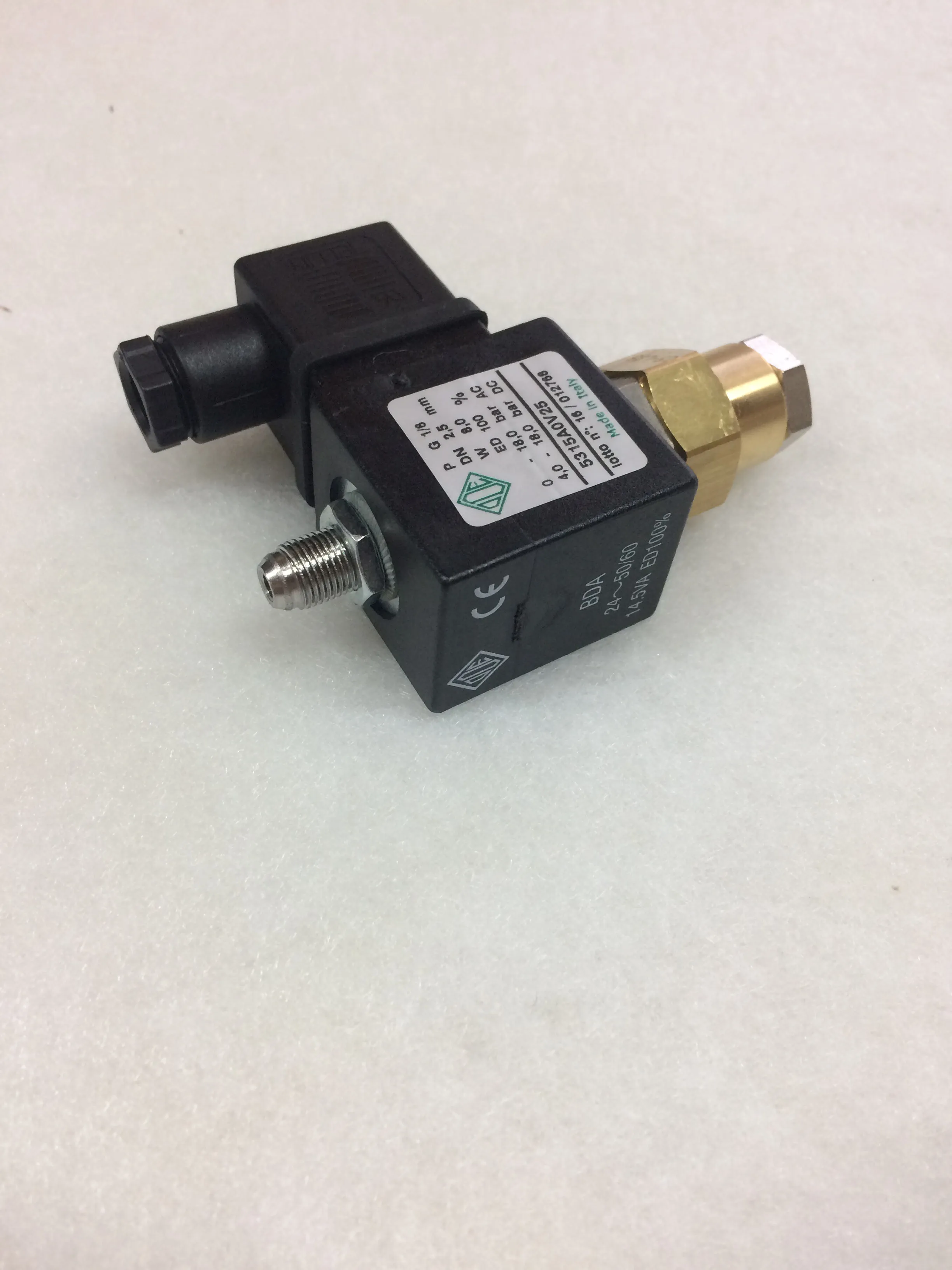 02267V01 Solenoid valve 24V AC 1/4" for RH10 - RH25 image 1
