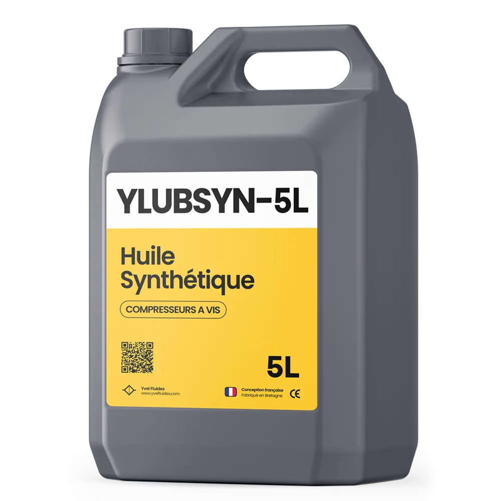YLUBSYN-5L Huile synthétique pour compresseur à vis (5L) image 0